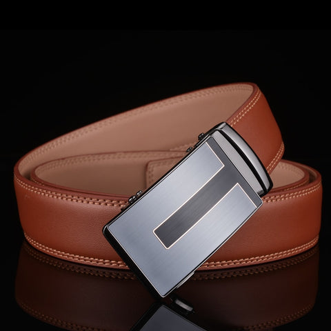 Luxury Automatic Buckle Brown Belt